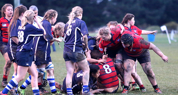 College Girls Rugby