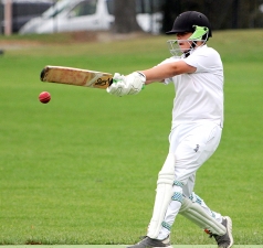 Lachie Jemmett batting Ashburton College Cricket web