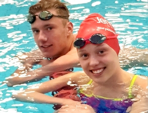 Swimming Bree Middleton and Blake Farr 2018 web
